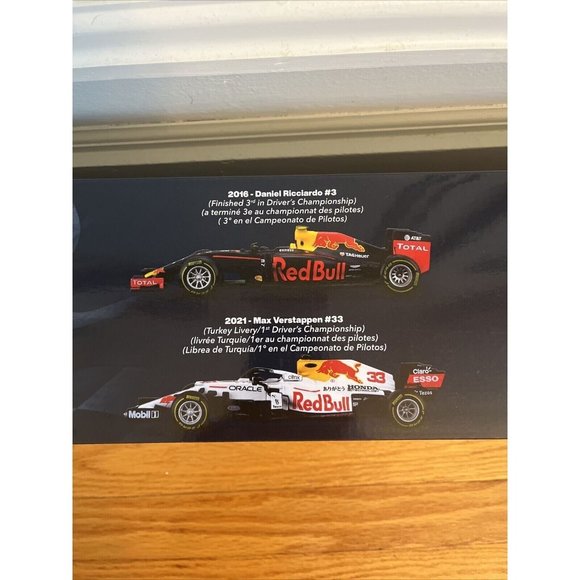 RARE Oracle Red Bull Racing Formula 1 F1 1:43 Scale Die Cast Metal 6 PACK - Picture 12 of 16